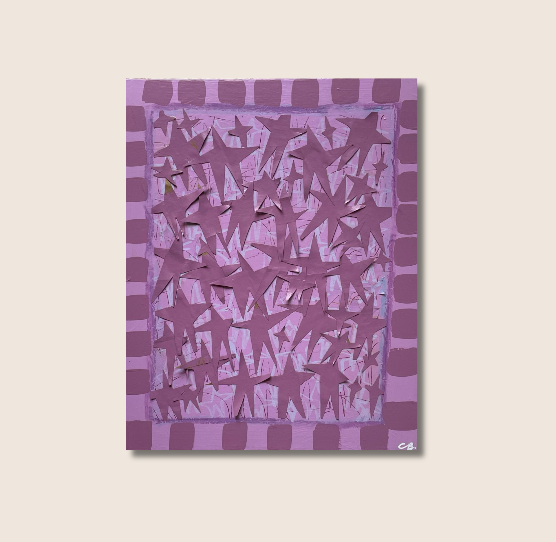 Safe + Sound- Original Mixed Media Painting